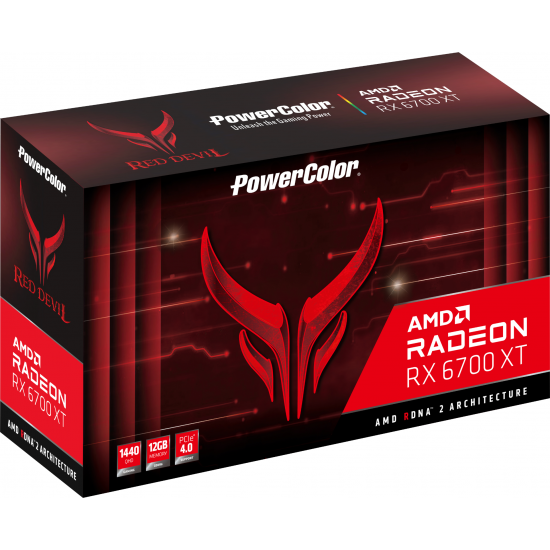 Видео карта Red Devil AMD Radeon RX 6700 XT 12GB GDDR6