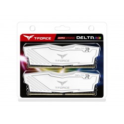 Памет Team Group T-Force Delta RGB White DDR4 - 16GB (2x8GB) 3200MHz CL16-18-18-38 1.35V Памет Team Group T-Force Delta RGB White DDR4 - 16GB (2x8GB) 3200MHz CL16-18-18-38 1.35V