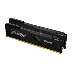 Памет Kingston FURY Beast Black 64GB(2x32GB) DDR4 PC4-25600 3200MHz CL16 KF432C16BBK2/64 Памет Kingston FURY Beast Black 64GB(2x32GB) DDR4 PC4-25600 3200MHz CL16 KF432C16BBK2/64