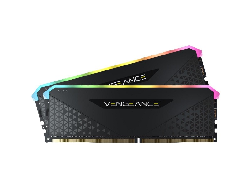 Памет Corsair Vengeance RS RGB Black 32GB(2x16GB) DDR4 PC4-25600 3200MHz CL16 CMG32GX4M2E3200C16