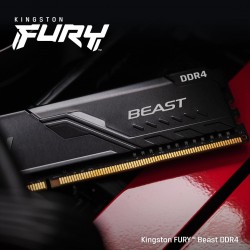 Памет Kingston FURY Beast Black 16GB DDR4 3200MHz CL17 KF432C16BB/16 Памет Kingston FURY Beast Black 16GB DDR4 3200MHz CL17 KF432C16BB/16