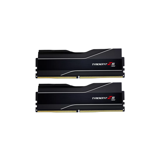 Памет G.SKILL Trident Z5 Neo Black 32GB(2x16GB) DDR5 PC5-48000 6000MHz CL30 F5-6000J3038F16GX2-TZ5N