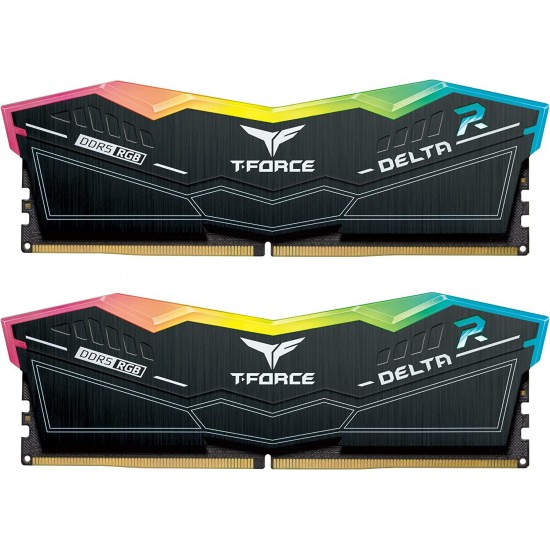 Памет Team Group T-Force Delta RGB DDR5 32GB (2x16GB) 6000MHz CL40 FF3D532G6000HC38ADC01