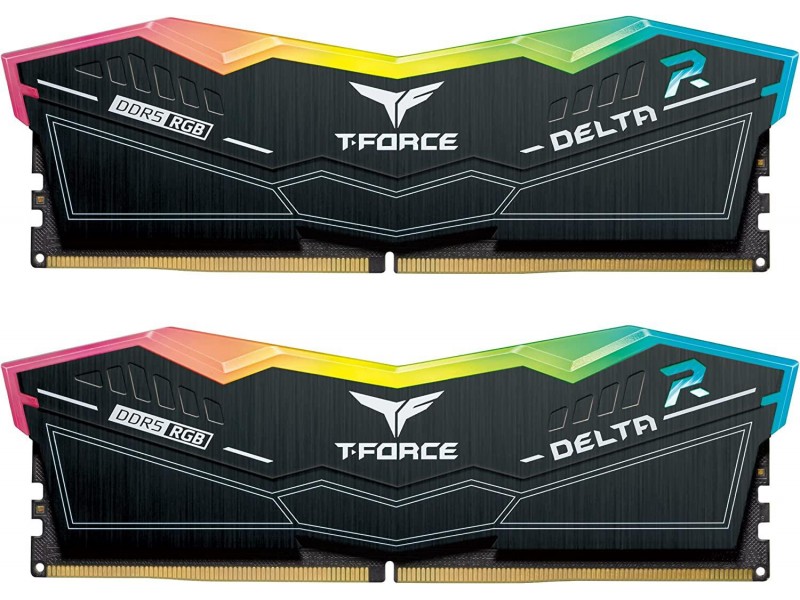 Памет Team Group T-Force Delta RGB DDR5 32GB (2x16GB) 6000MHz CL40 FF3D532G6000HC38ADC01