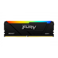 Памет Kingston FURY Beast Black RGB 32GB DDR4 3200MHz CL16 2Rx8 KF432C16BB2A/32