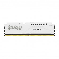 Памет Kingston FURY Beast White 64GB(2x32GB) DDR5 5200MHz CL36 AMD EXPO, KF552C36BWEK2-64 Памет Kingston FURY Beast White 64GB(2x32GB) DDR5 5200MHz CL36 AMD EXPO, KF552C36BWEK2-64