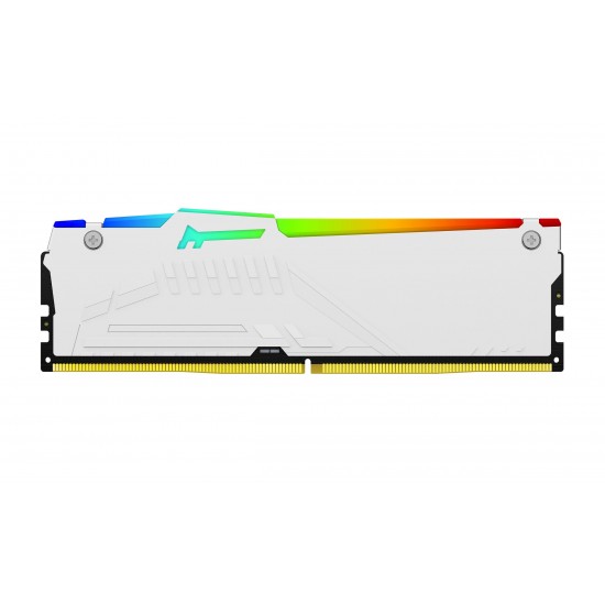 Памет Kingston FURY Beast White RGB 32GB(2x16GB) DDR5 5200MHz CL36 AMD EXPO, KF552C36BWEAK2-32