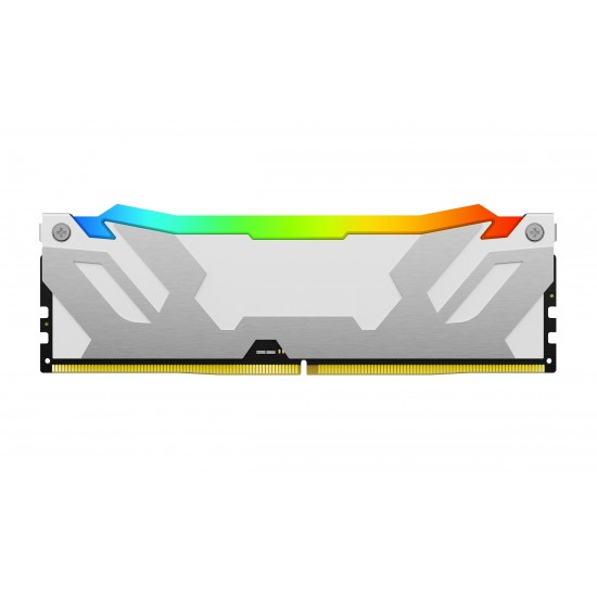 Памет Kingston Fury Renegade White RGB 32GB(2x16GB) DDR5 7200MHz CL38 KF572C38RWAK2-32, XMP