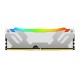 Памет Kingston Fury Renegade White RGB 32GB(2x16GB) DDR5 7200MHz CL38 KF572C38RWAK2-32, XMP