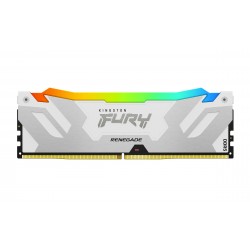 Памет Kingston Fury Renegade White RGB 32GB(2x16GB) DDR5 7200MHz CL38 KF572C38RWAK2-32, XMP Памет Kingston Fury Renegade White RGB 32GB(2x16GB) DDR5 7200MHz CL38 KF572C38RWAK2-32, XMP