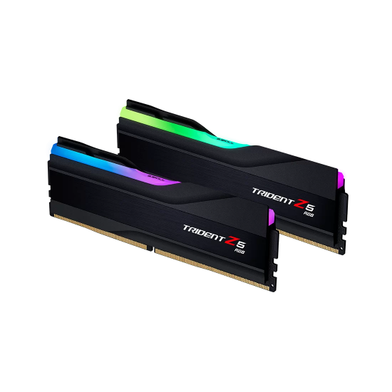 Памет G.SKILL Trident Z5 Black RGB 32GB (2x16GB) DDR5 7600MHz CL36 F5-7600J3646G16GX2-TZ5RK 1.40V, Intel XMP