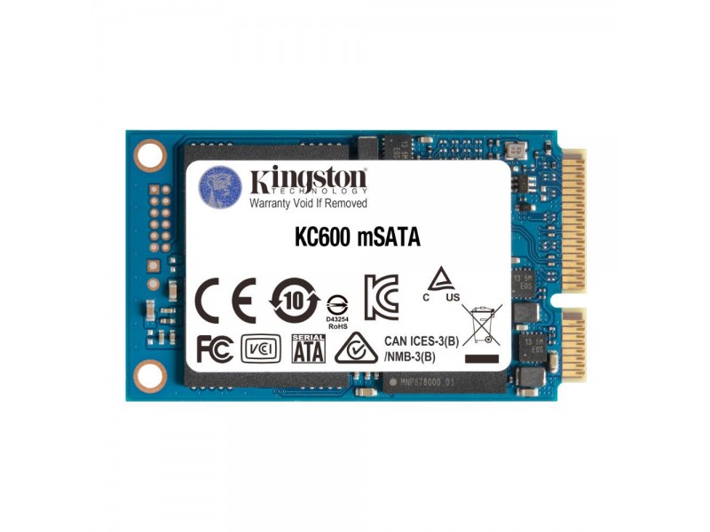 SSD KINGSTON KC600, 256GB, mSATA