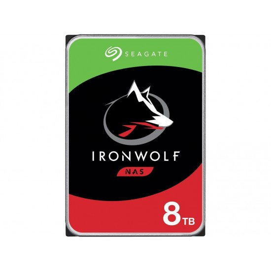 Хард диск SEAGATE IronWolf ST8000VN004, 8TB, 256MB Cache, SATA 6.0Gb/s
