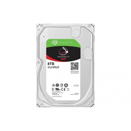 Хард диск SEAGATE IronWolf ST8000VN004, 8TB, 256MB Cache, SATA 6.0Gb/s