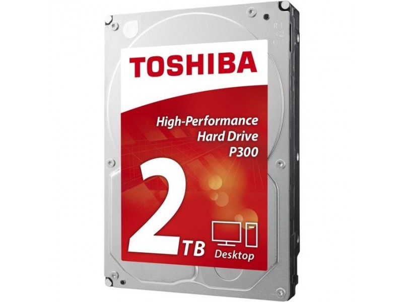 Хард диск TOSHIBA P300, 2TB, 5400rpm, 128MB, SATA 3