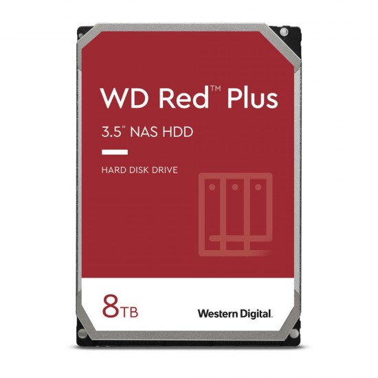 Hard Disk WD Red Plus 8TB NAS 3.5\