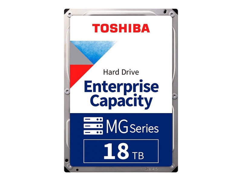 Хард диск Toshiba MG Enterprise, 18TB, 512MB, SATA 6.0Gb/s, 7200rpm, MG09ACA18TE