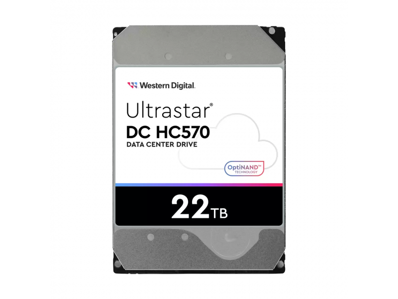 Хард диск WD Ultrastar DC HC570, 22TB, 7200RPM, SATA 6GB/s - WUH722222ALE6L4