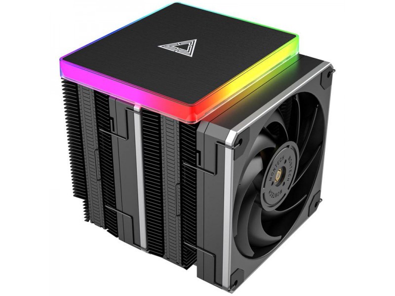 Охладител за процесор MONTECH METAL DT24 Premium ARGB 2x120mm Black AMD/Intel