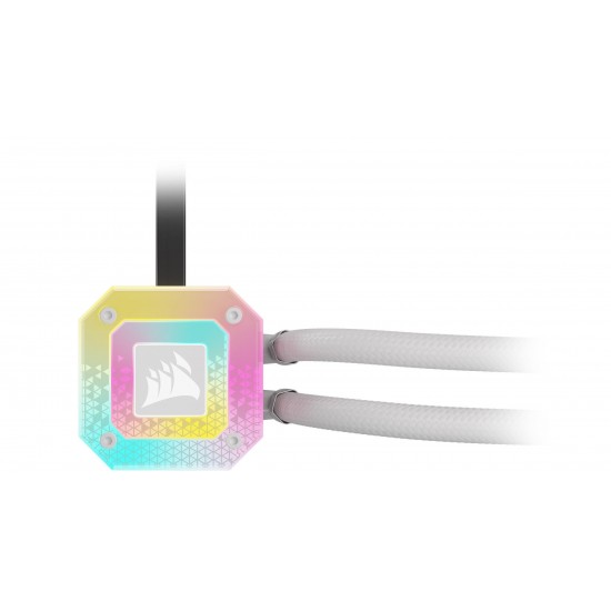 Охладител за процесор Corsair iCUE H150i Elite Capellix XT 360 White RGB AMD/INTEL