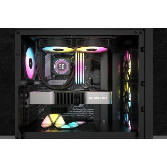 Охладител за процесор Corsair iCUE H100i Elite LCD XT Display Capellix 240 Black RGB AMD/INTEL