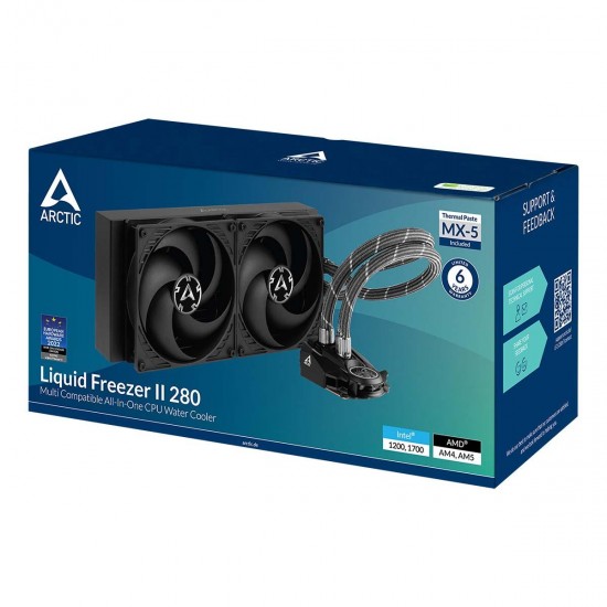 Охладител за процесор Arctic Freezer II (280mm), водно охлаждане, ACFRE00066B AMD/Intel