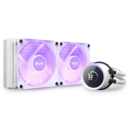 Охладител за процесор NZXT Kraken 240 RGB White, LCD Display Охладител за процесор NZXT Kraken 240 RGB White, LCD Display