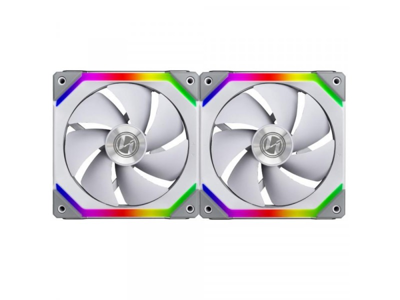 Вентилатори Lian Li UNI SL140, ARGB, 2 Fan комплект, Включен контролер, Бял