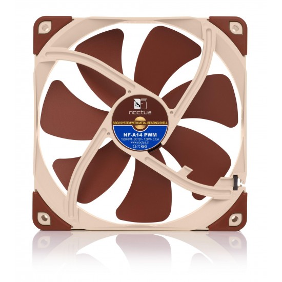 Вентилатор Noctua NF-A14 PWM, 140mm
