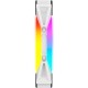 Вентилатори Corsair iCUE QL140 RGB PWM, 2 Fan комплект, Включен контролер Lightning Node CORE, Бял