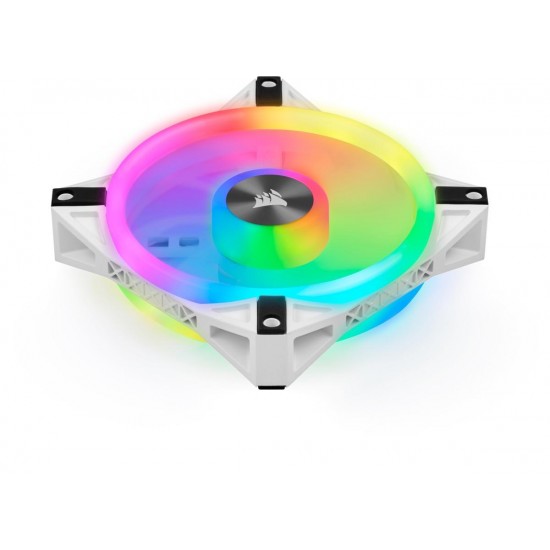 Вентилатор Corsair QL120 White, RGB, PWM, 120mm