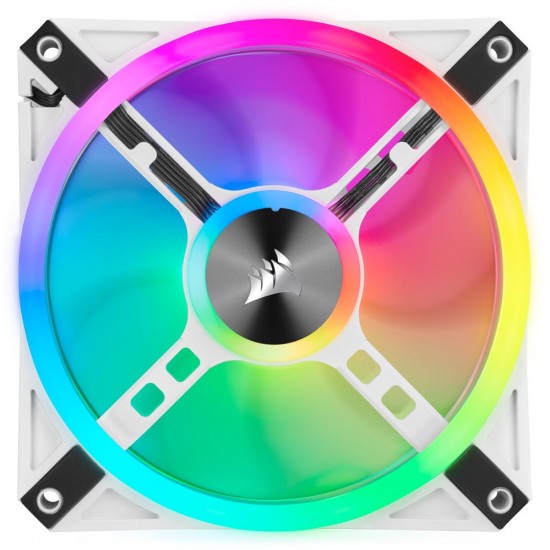 Вентилатор Corsair QL120 White, RGB, PWM, 120mm