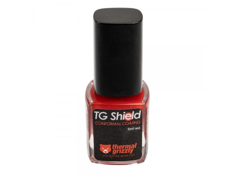 Защитен лак Thermal Grizzly Shield, 5ml, Червен