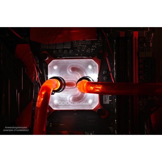 Воден блок за процесор Alphacool Eisblock XPX CPU, satin clear version