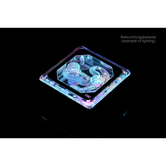 Воден блок за процесор Alphacool Eisblock XPX Aurora Edge, Acryl Chrome, Digital RGB