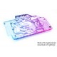 Воден блок за видео карта Alphacool Eisblock Aurora Acryl GPX-N RTX 3090/3080 TUF with Backplate