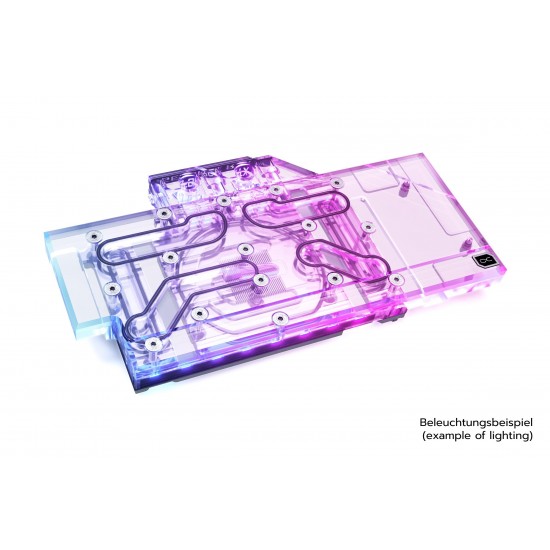 Воден блок за видео карта Alphacool Eisblock Aurora Acryl GPX-N RTX 3090/3080 Gaming/Eagle with Backplate