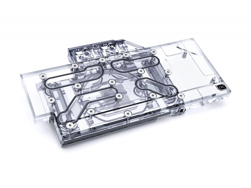 Воден блок за видео карта Alphacool Eisblock Aurora Acryl GPX-N RTX 3090/3080 Gaming/Eagle with Backplate