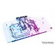 Воден блок за видео карта Alphacool Eisblock Aurora Acryl GPX-A Radeon RX 6800/6800XT Strix/TUF with Backplate
