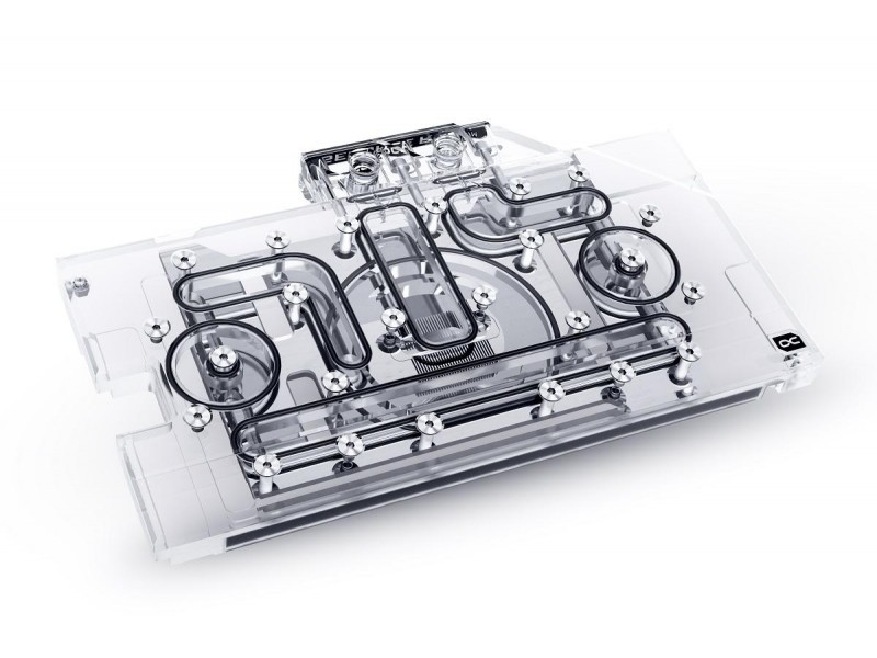 Воден блок за видео карта Alphacool Eisblock Aurora Acryl GPX-N RTX 3070 TUF/DUAL with Backplate