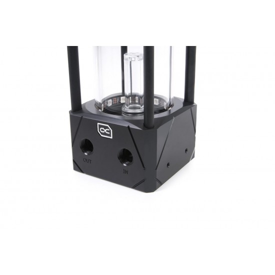 Резервоар Alphacool Eisbecher Aurora, D5 Acetal/Glas, 150mm