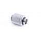 D-Plug Alphacool ES, 20mm, G1/4 AG auf G1/4 AG, Сребрист