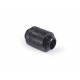 D-Plug Alphacool ES, 20mm, G1/4 AG auf G1/4 AG, Черен мат