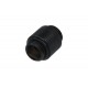 Адаптер Alphacool HF, Двоен нипел, G1/4 - G1/4, Въртящ се, Черен мат