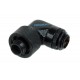 Компресионен фитинг Alphacool, 16/10 - G1/4, 90°, Въртящ се, Черен мат