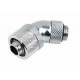 Компресионен фитинг Alphacool, 16/10 - G1/4, 45°, Въртящ се, Хром