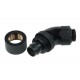Компресионен фитинг Alphacool, 13/10 - G1/4, 45°, Въртящ се, Черен мат