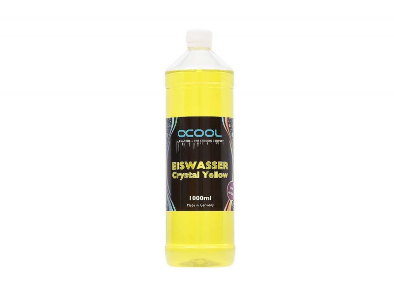 Течност за водно охлаждане Alphacool Eiswasser Crystal Yellow, 1000ml
