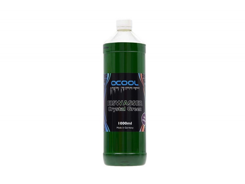 Течност за водно охлаждане Alphacool Eiswasser Crystal Green, 1000ml
