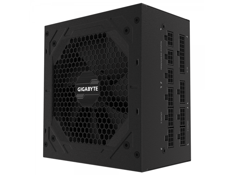 Захранващ блок Gigabyte P850GM, 850W, 80+ GOLD, Modular